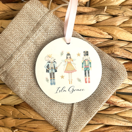 Personalised Christmas Bauble - Nutcracker  Design