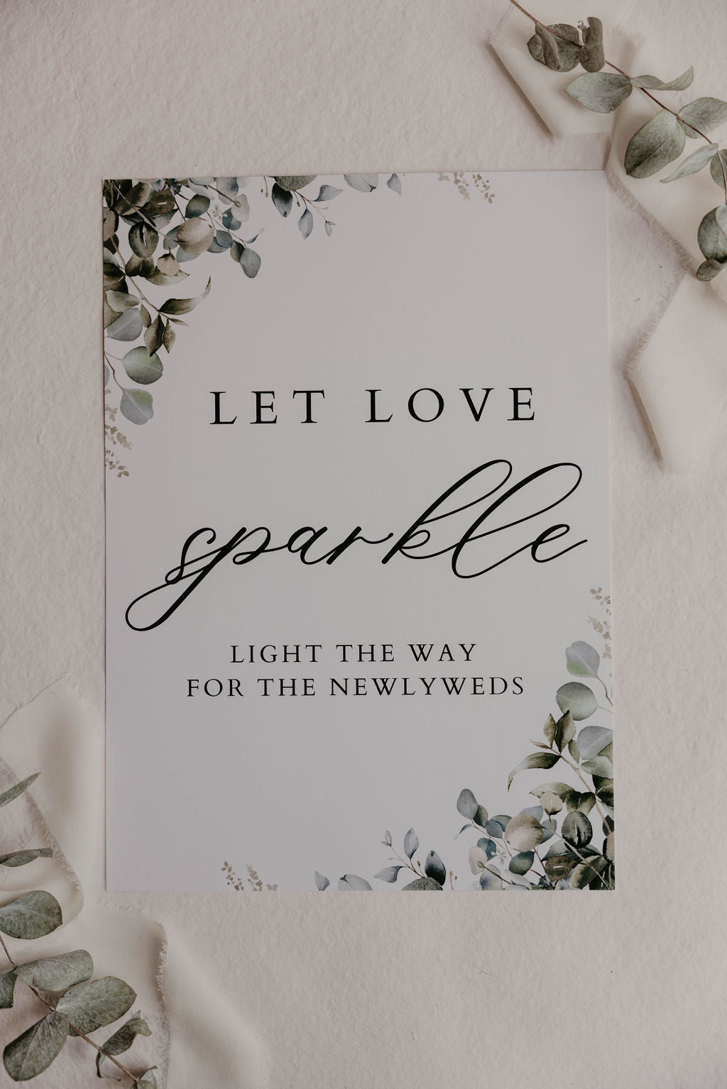 Eucalyptus Wedding Sign Bundle