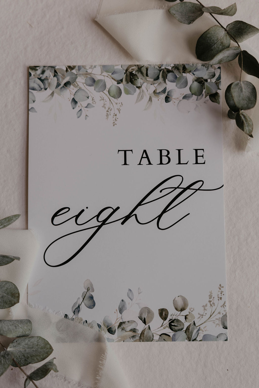 Eucalyptus Wedding Sign Bundle