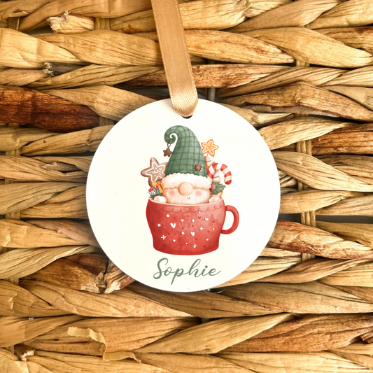 Personalised Christmas Bauble - Christmas Mug Design