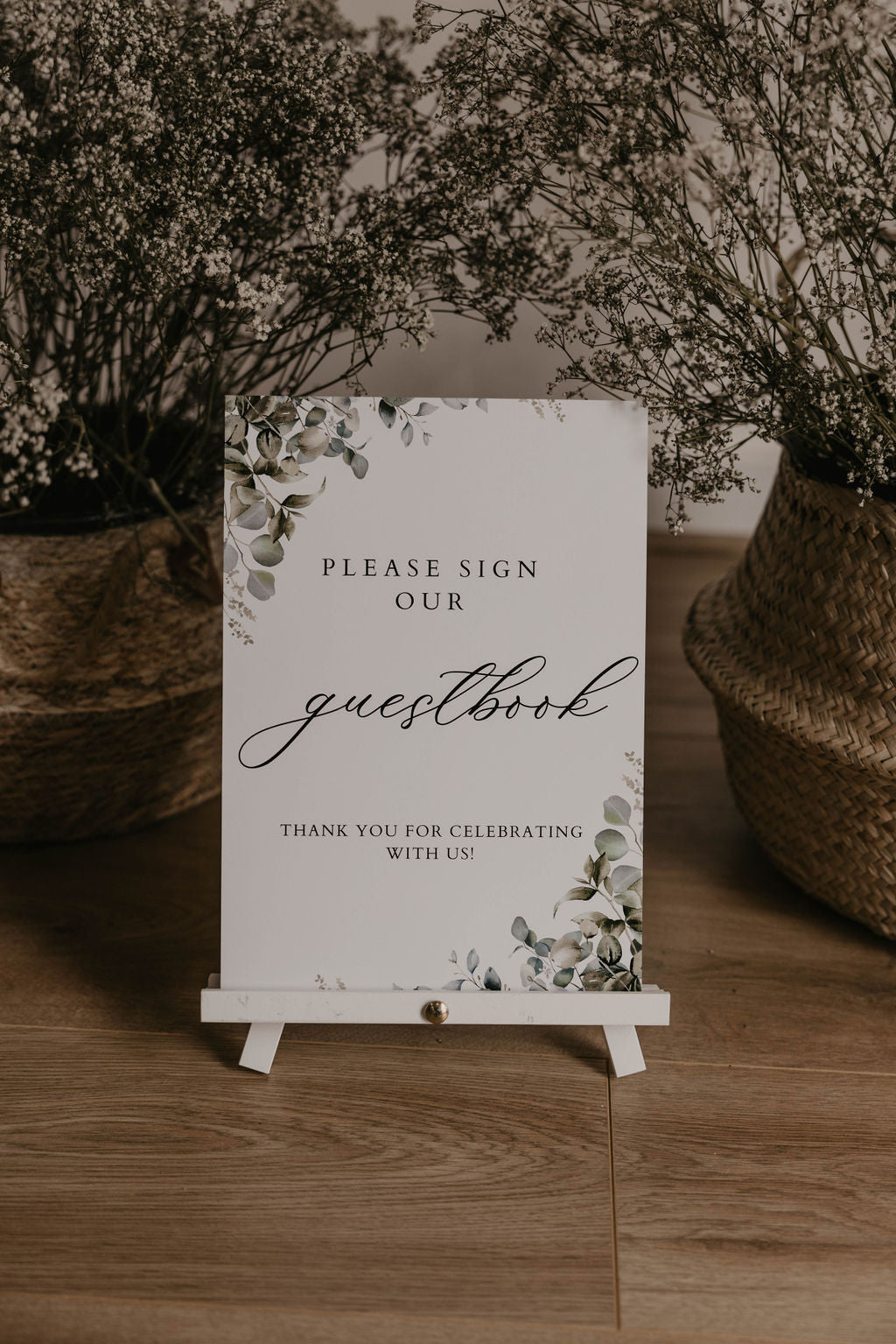 Eucalyptus Wedding Sign Bundle