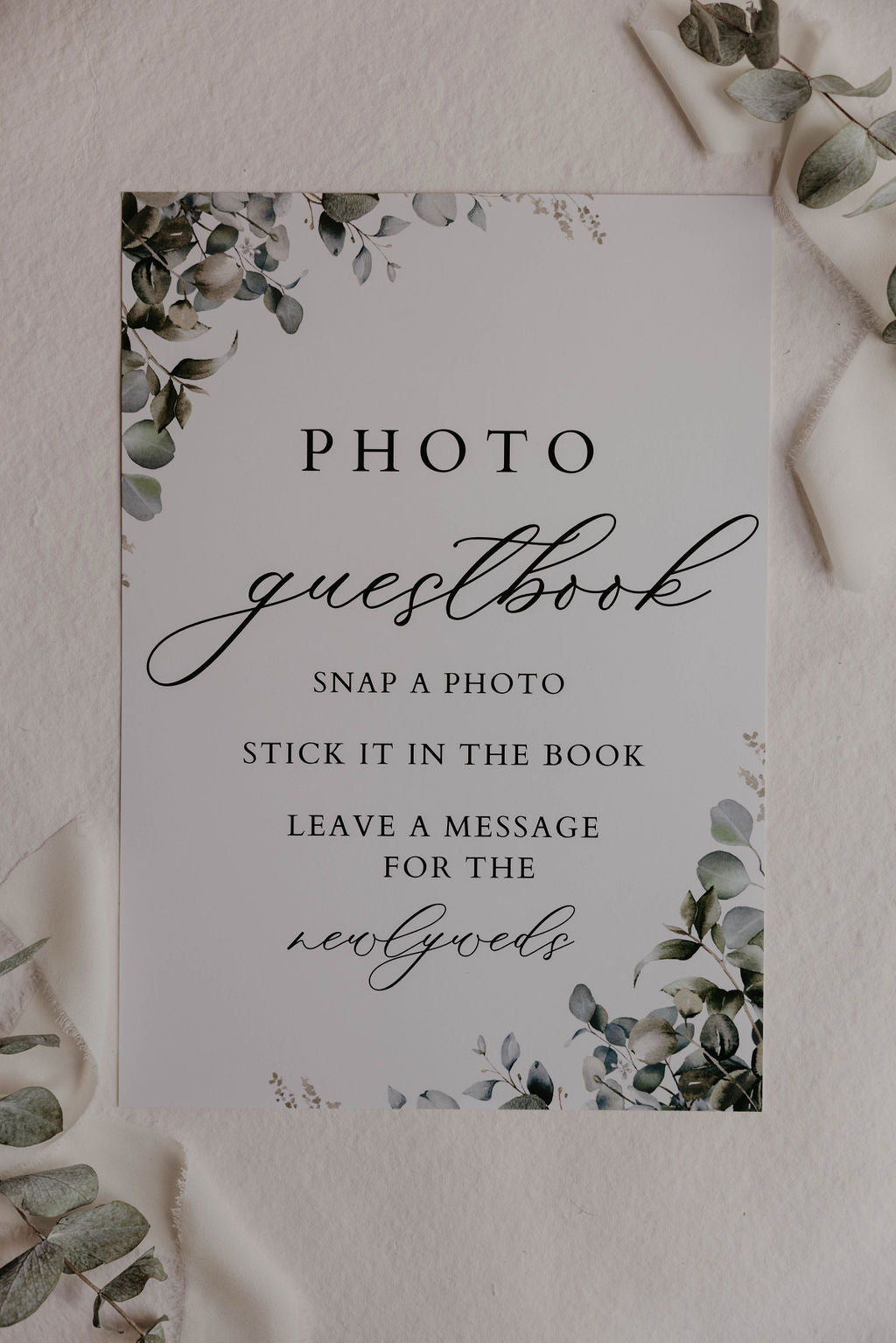 Eucalyptus Wedding Sign Bundle