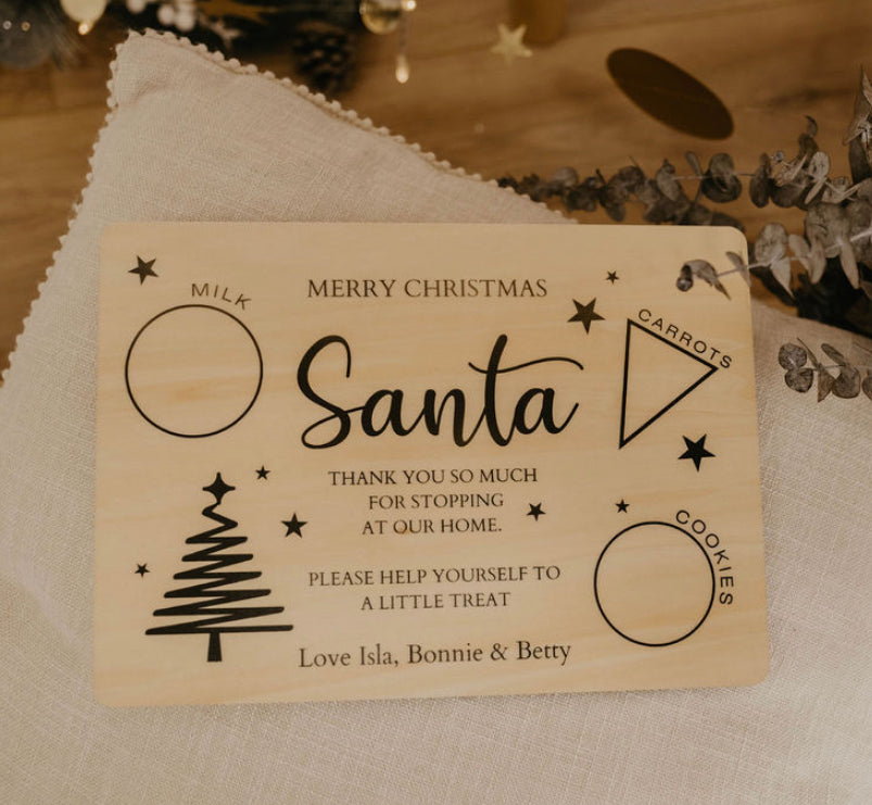 Personalised Santa Treat Board