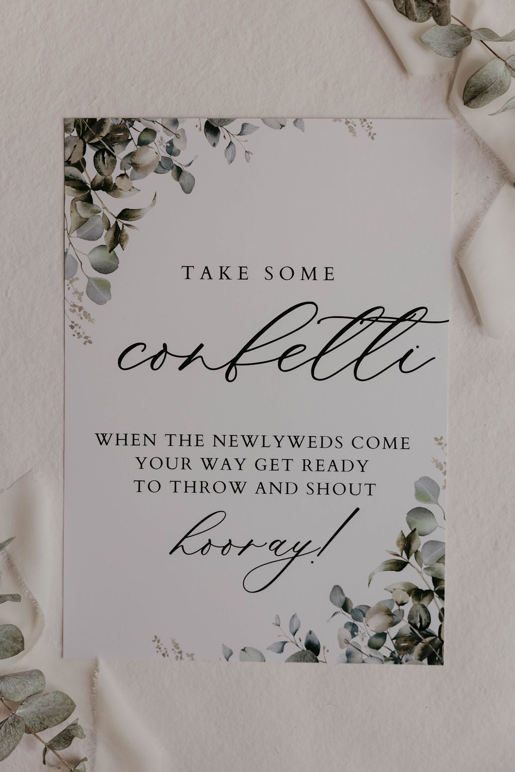 Eucalyptus Wedding Sign Bundle