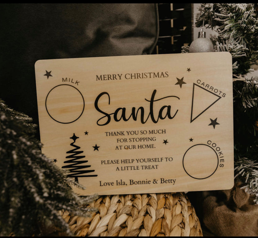 Personalised Santa Treat Board