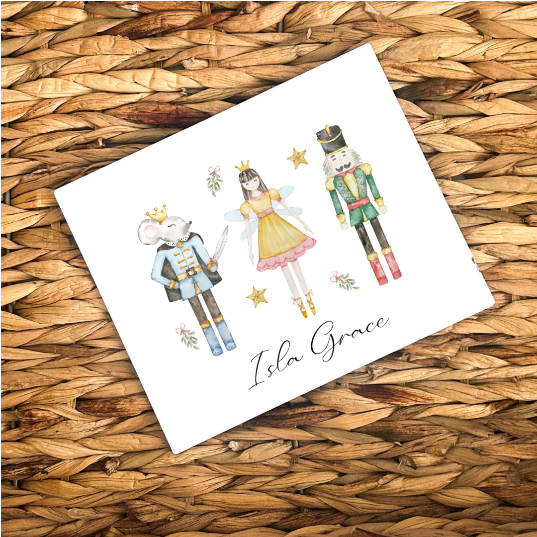 Personalised Christmas Placemat - The Nutcracker Design