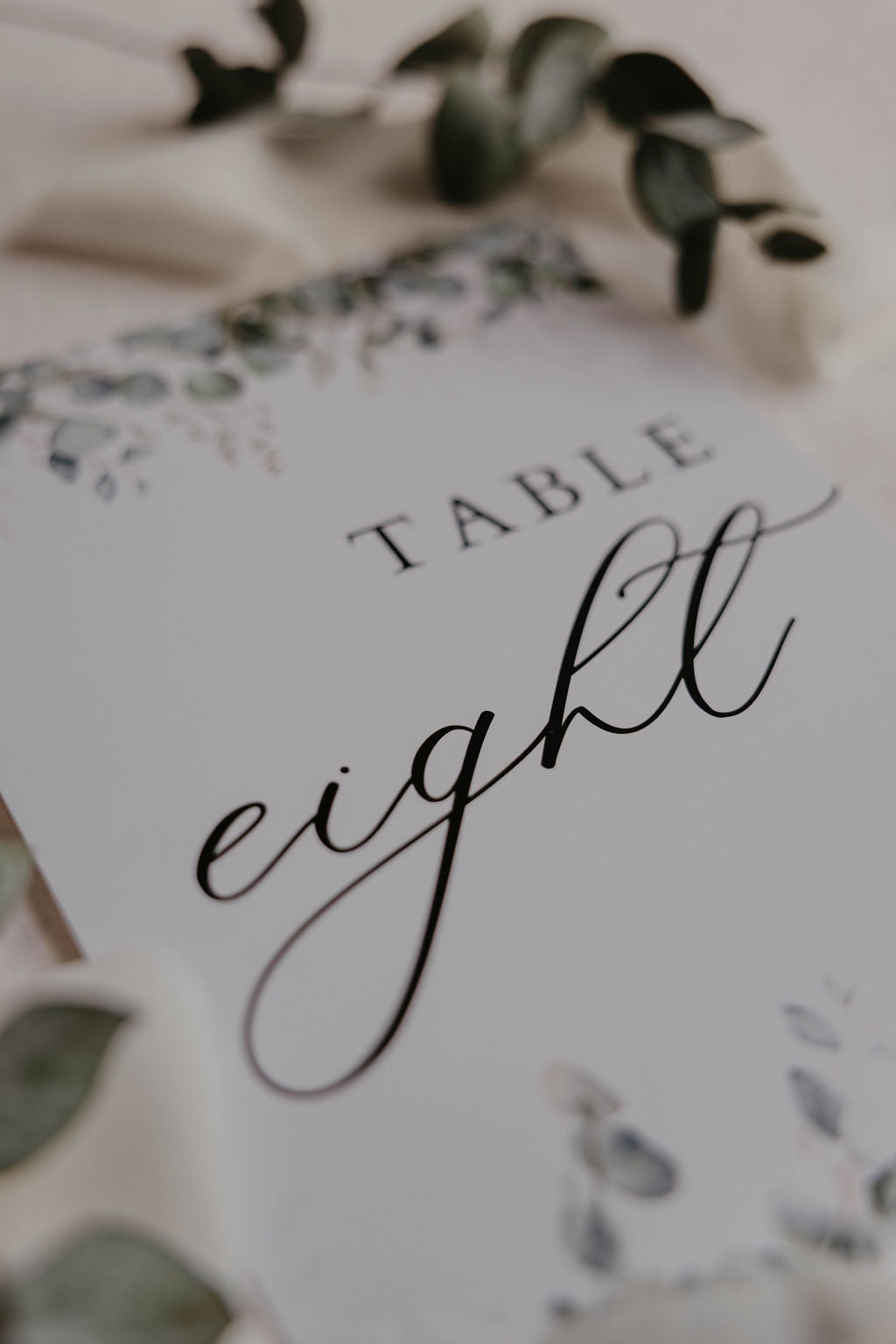 Eucalyptus Wedding Sign Bundle