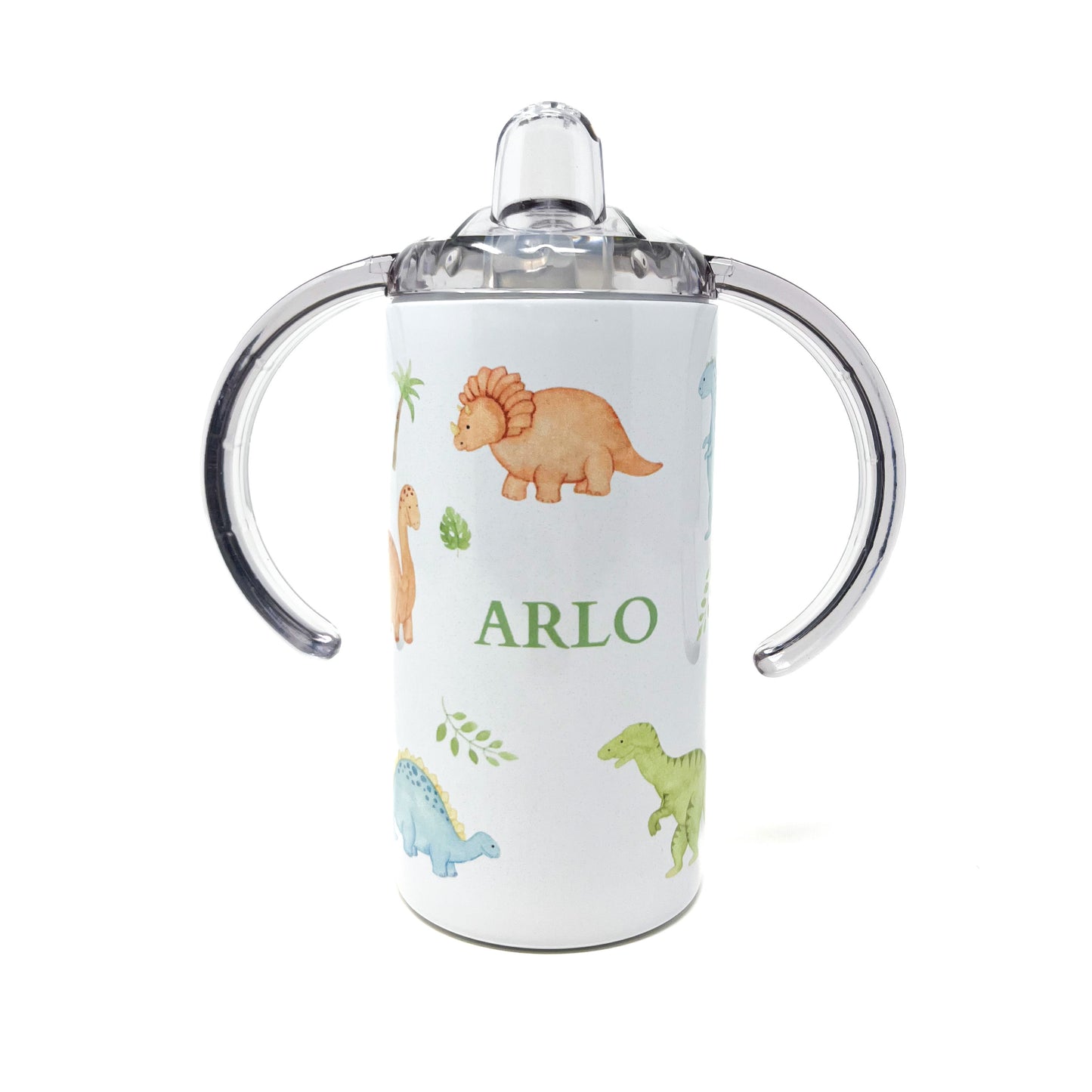 Children’s Personalised Sippy cup for Toddlers- Dinosaurs