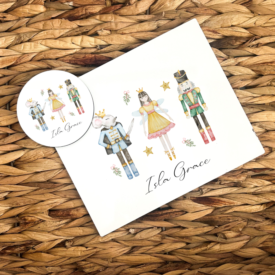 Personalised Christmas Placemat - The Nutcracker Design