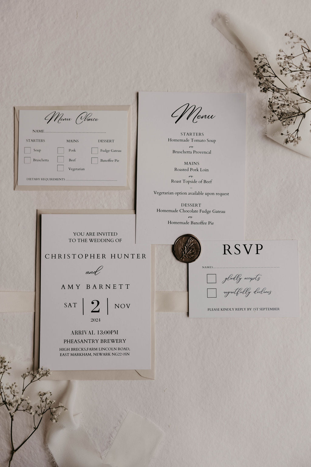 Wedding Invitations - Neutral